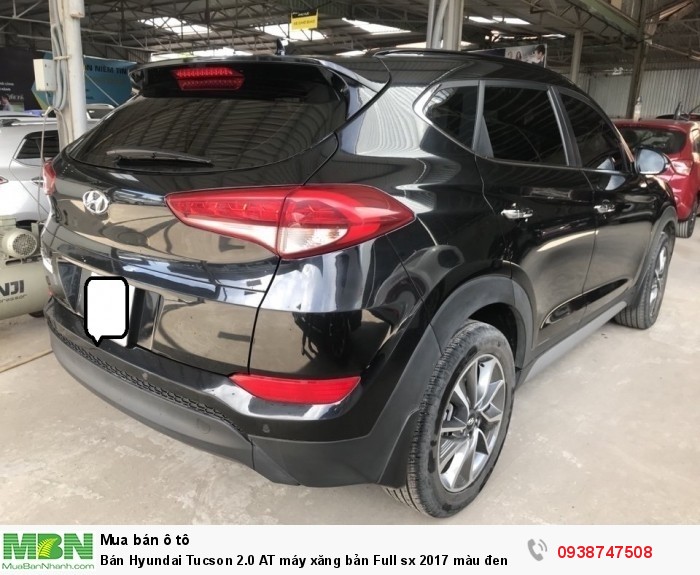 Bán Hyundai Tucson 2.0 AT máy xăng bản Full sx 2017 màu đen xe đẹp siêu lướt