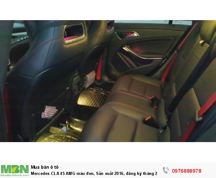 Mercedes CLA 45 AMG màu đen, Sản xuất 2016, đăng ký tháng 2/2017, xe nhập khẩu