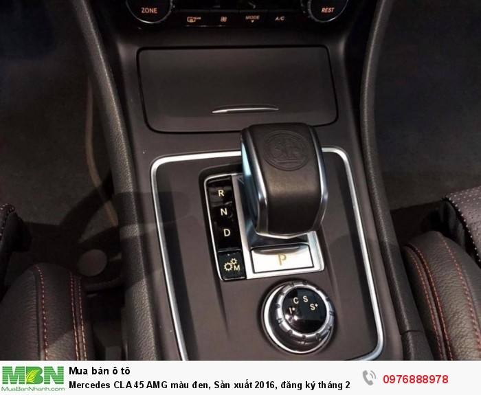 Mercedes CLA 45 AMG màu đen, Sản xuất 2016, đăng ký tháng 2/2017, xe nhập khẩu