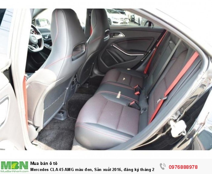 Mercedes CLA 45 AMG màu đen, Sản xuất 2016, đăng ký tháng 2/2017, xe nhập khẩu