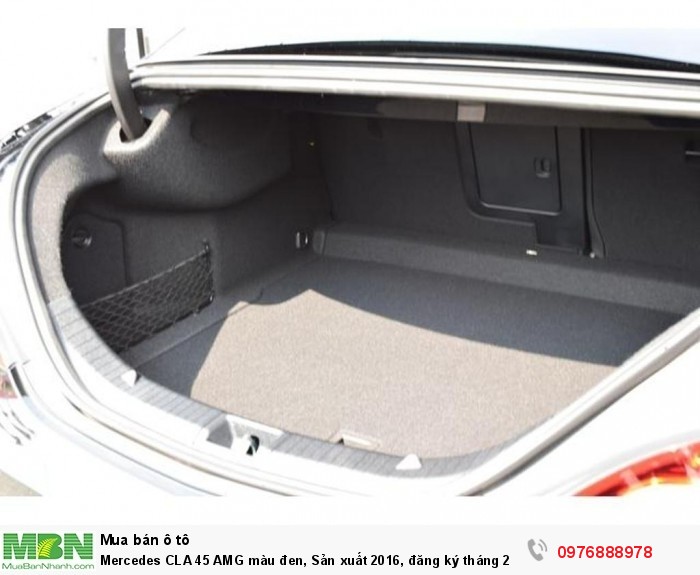 Mercedes CLA 45 AMG màu đen, Sản xuất 2016, đăng ký tháng 2/2017, xe nhập khẩu