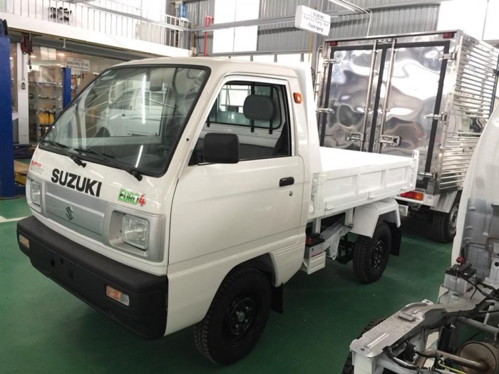 Xe ben Suzuki 500kg thùng cao 2 tất 6 tặng 100% thuế trước bạ và gói quà tặng 5 triệu