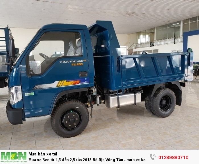 Mua xe Ben từ 1,5 đến 2,5 tấn 2018 Bà Rịa Vũng Tàu - mua xe ben trả góp - xe ben giá tốt