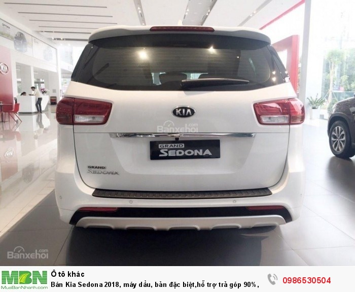 Bán Kia Sedona 2018, máy dầu, bản đặc biệt,hỗ trợ trả góp 90%, giao xe ngay