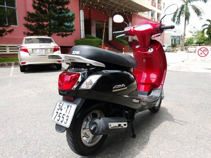 SYM Attila Elizabeth 125 Den Đỏ thắng đĩa Mới Đẹp Long Lanh