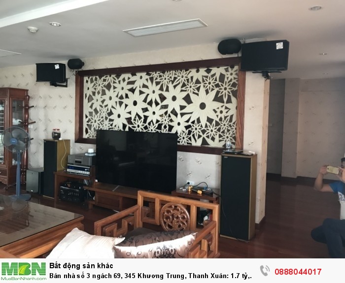 Bán nhà số 3 ngách 69, 345 Khương Trung, Thanh Xuân,  25m2, 5 tầng.