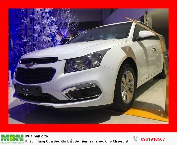 Khách Hàng Quá Sốc Khi Biết Số Tiền Trả Trước Cho Chevrolet Cruze. Chỉ Trong Tháng 6 Này