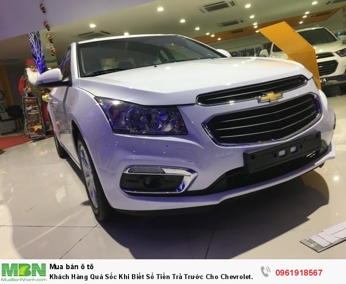 Khách Hàng Quá Sốc Khi Biết Số Tiền Trả Trước Cho Chevrolet Cruze. Chỉ Trong Tháng 6 Này