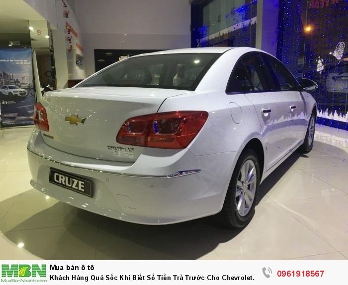 Khách Hàng Quá Sốc Khi Biết Số Tiền Trả Trước Cho Chevrolet Cruze. Chỉ Trong Tháng 6 Này