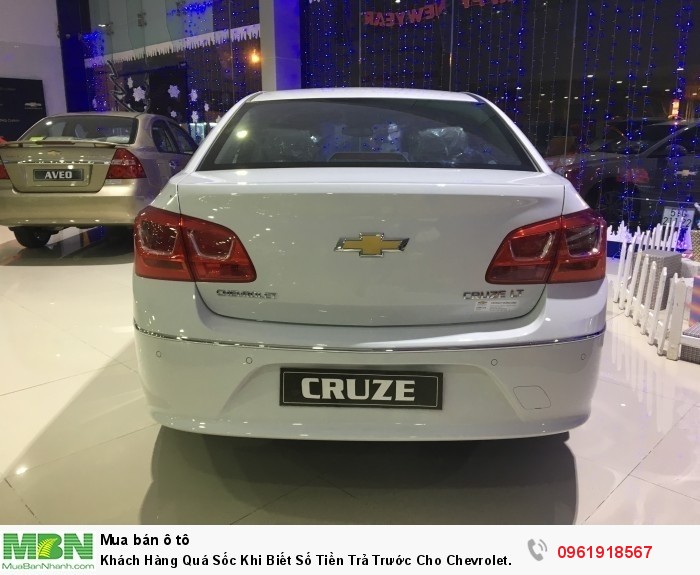 Khách Hàng Quá Sốc Khi Biết Số Tiền Trả Trước Cho Chevrolet Cruze. Chỉ Trong Tháng 6 Này