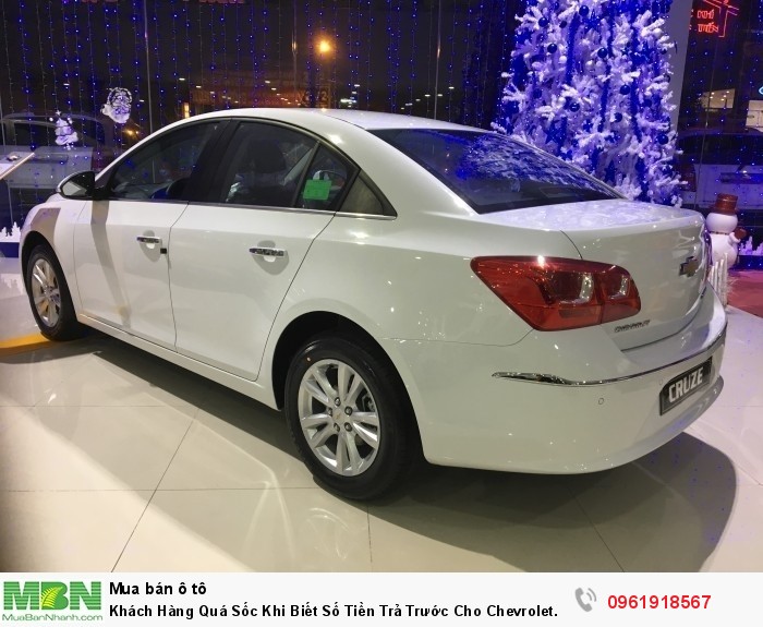 Khách Hàng Quá Sốc Khi Biết Số Tiền Trả Trước Cho Chevrolet Cruze. Chỉ Trong Tháng 6 Này