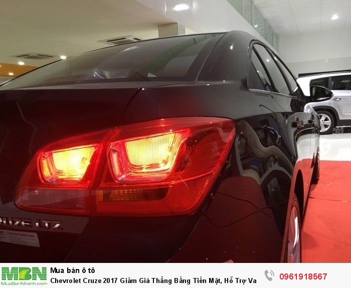 Chevrolet Cruze 2017 Giảm Giá Thẳng Bằng Tiền Mặt, Hỗ Trợ Vay 95% Và Hỗ Trợ Hồ Sơ Các Tỉnh