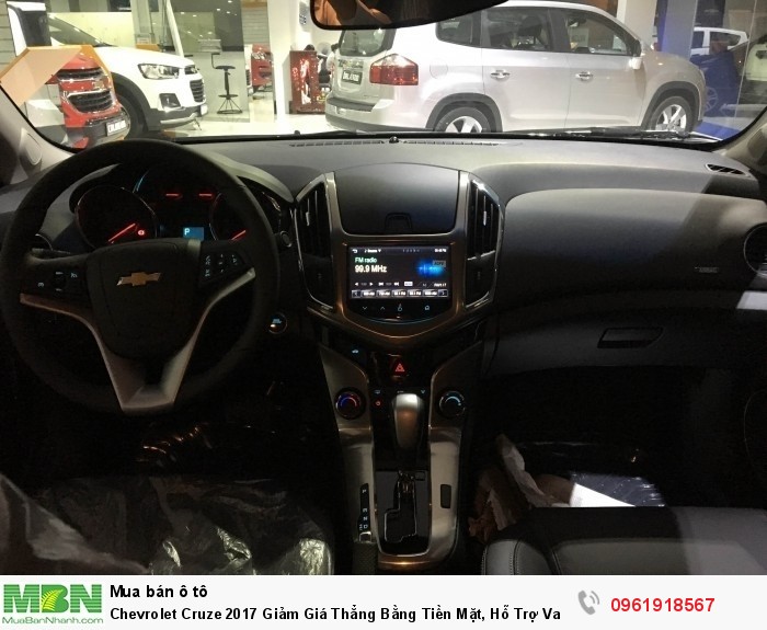 Chevrolet Cruze 2017 Giảm Giá Thẳng Bằng Tiền Mặt, Hỗ Trợ Vay 95% Và Hỗ Trợ Hồ Sơ Các Tỉnh