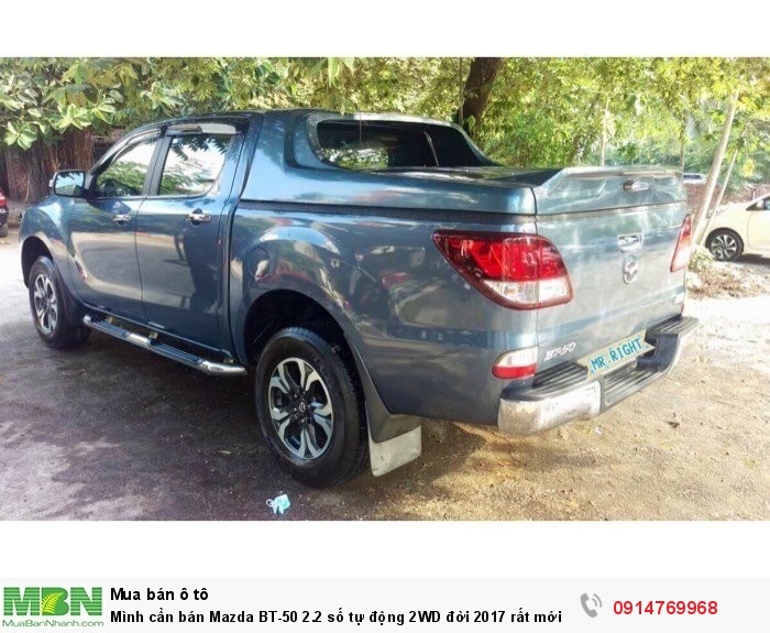 Mình cần bán Mazda BT50 22 số tự động 2WD đời 2017 rất mới   MrPhú   MBN220656  0914769968