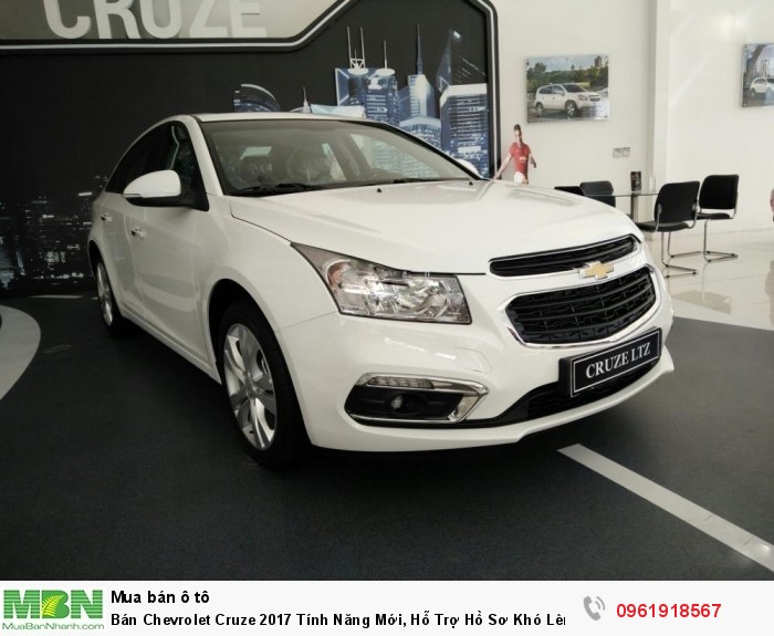 Bán Chevrolet Cruze 2017 Tính Năng Mới, Hỗ Trợ Hồ Sơ Khó Lên Đến 90% – 100%