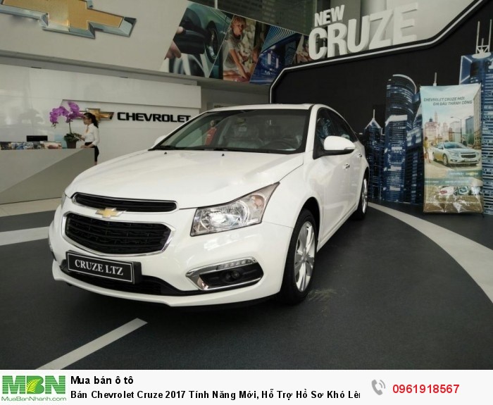 Bán Chevrolet Cruze 2017 Tính Năng Mới, Hỗ Trợ Hồ Sơ Khó Lên Đến 90% – 100%