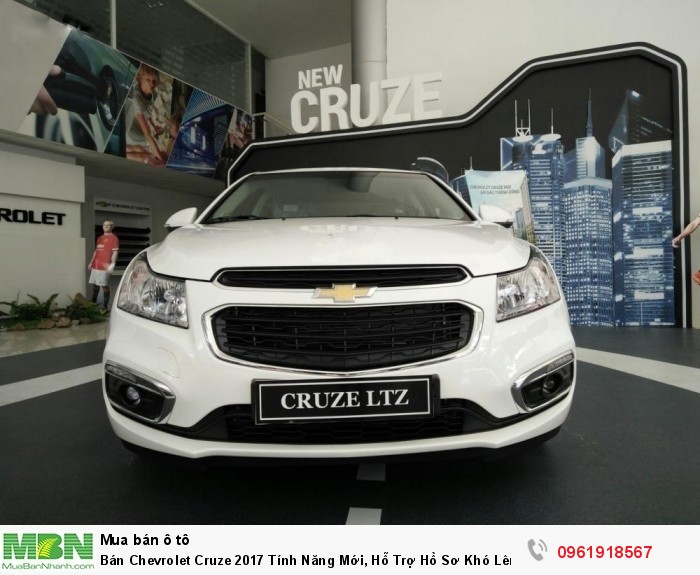 Bán Chevrolet Cruze 2017 Tính Năng Mới, Hỗ Trợ Hồ Sơ Khó Lên Đến 90% – 100%