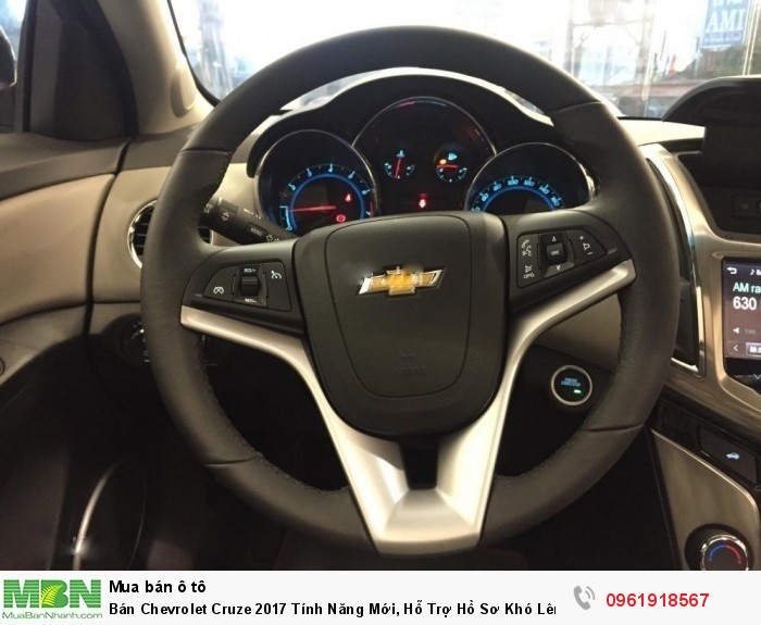 Bán Chevrolet Cruze 2017 Tính Năng Mới, Hỗ Trợ Hồ Sơ Khó Lên Đến 90% – 100%