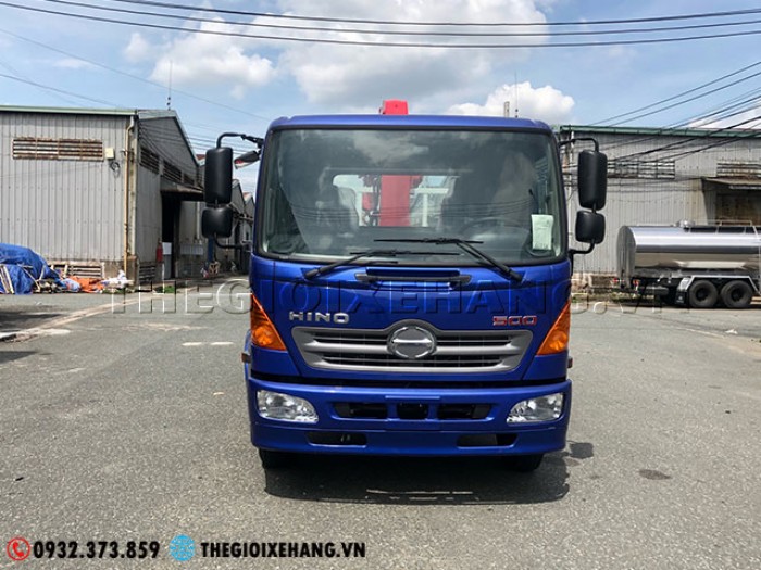Xe Tải Hino Gắn Cẩu - Hino 6 Tấn Gắn Cẩu Unic 3 Tấn 4 Khúc