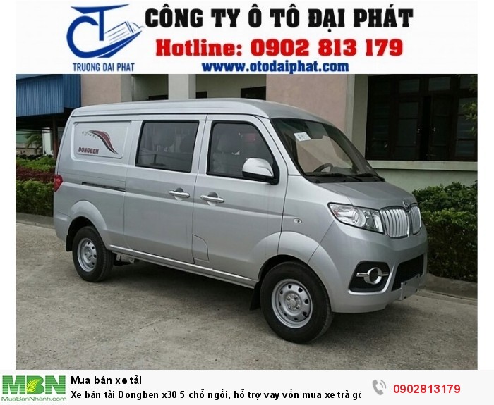 Xe bán tải Dongben x30 5 chỗ ngồi, hỗ trợ vay vốn mua xe trả góp 80%