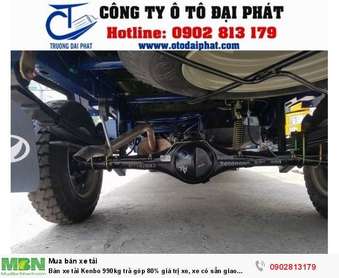 Bán xe tải Kenbo 990kg trả góp 80% giá trị xe, xe có sẵn giao ngay