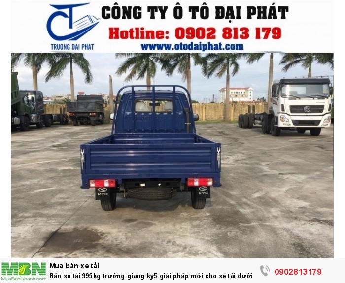 Bán xe tải 995kg trường giang ky5 giải pháp mới cho xe tải dưới 1 tấn vào thành phố