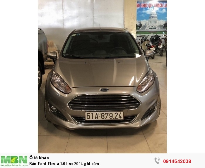 Bán Ford Fiesta 1.0L sx 2014 ghi xám