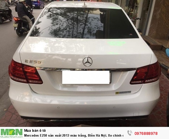 Mercedes E250 sản xuất 2013 màu trắng, Biển Hà Nội. Xe chính chủ từ đầu