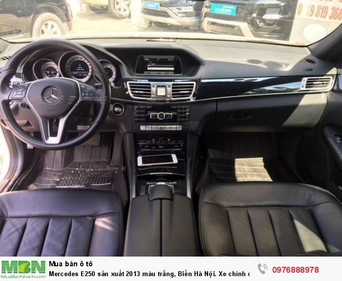 Mercedes E250 sản xuất 2013 màu trắng, Biển Hà Nội. Xe chính chủ từ đầu