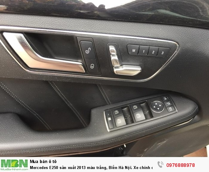 Mercedes E250 sản xuất 2013 màu trắng, Biển Hà Nội. Xe chính chủ từ đầu