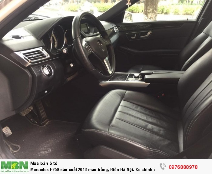 Mercedes E250 sản xuất 2013 màu trắng, Biển Hà Nội. Xe chính chủ từ đầu