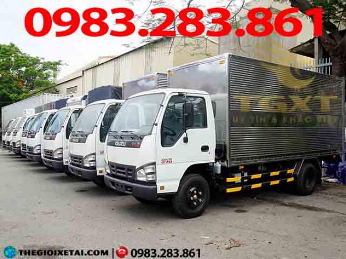 Bán xe tải ISUZU 1t9 thùng kín|isuzu 1t9 thùng bạt|isuzu 1t9 thùng đông lạnh|isuzu 1t9 thùng lững