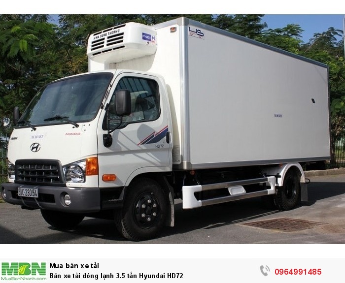 Bán xe tải đông lạnh 3.5 tấn Hyundai HD72