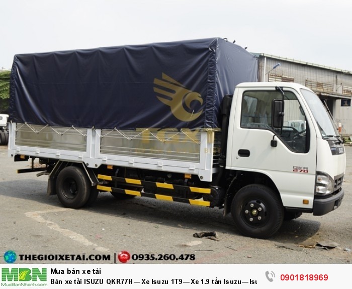 Bán xe tải ISUZU QKR77H Xe Isuzu 1.9-2.9 tấn , Thùng dài 4m36 , Có sẵn , Giao ngay. Hỗ trợ trả góp tới 90%