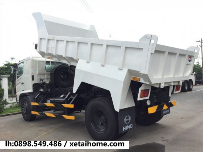 Bán xe Ben Hino FG 8,2 tấn, 7 khối màu trắng nhập khẩu giá rẻ