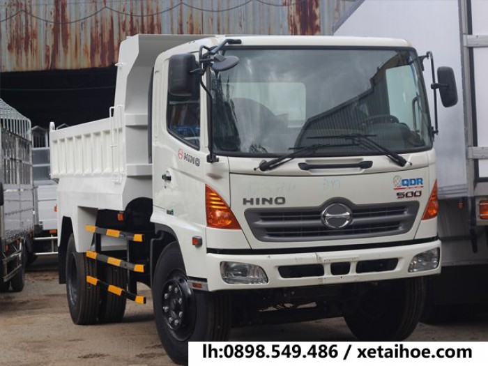 Bán xe Ben Hino FG 8,2 tấn, 7 khối màu trắng nhập khẩu giá rẻ