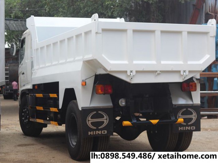 Bán xe Ben Hino FG 8,2 tấn, 7 khối màu trắng nhập khẩu giá rẻ