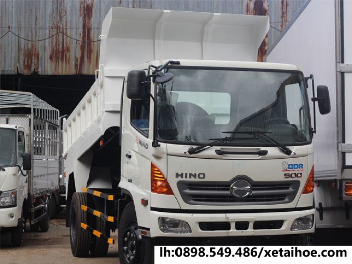 Bán xe Ben Hino FG 8,2 tấn, 7 khối màu trắng nhập khẩu giá rẻ