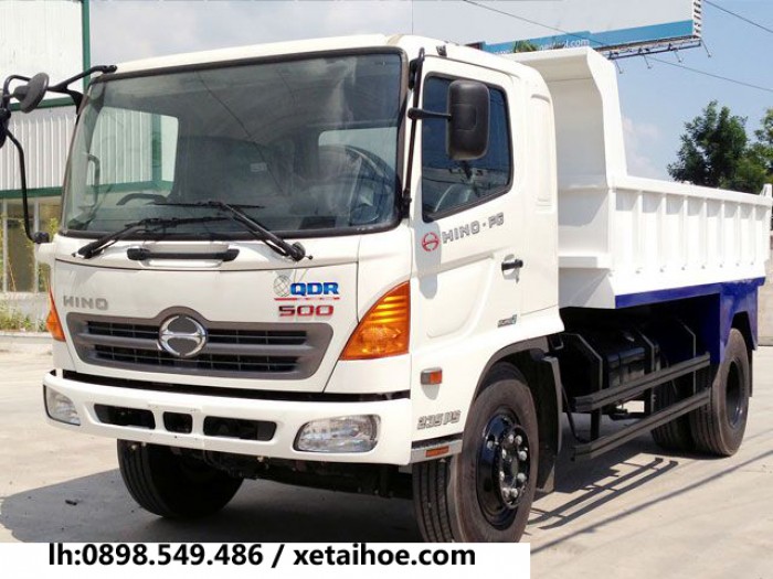 Bán xe Ben Hino FG 8,2 tấn, 7 khối màu trắng nhập khẩu giá rẻ