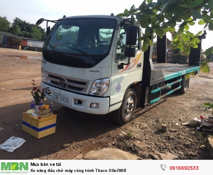 Xe nâng đầu chở máy công trình Thaco Olin700B