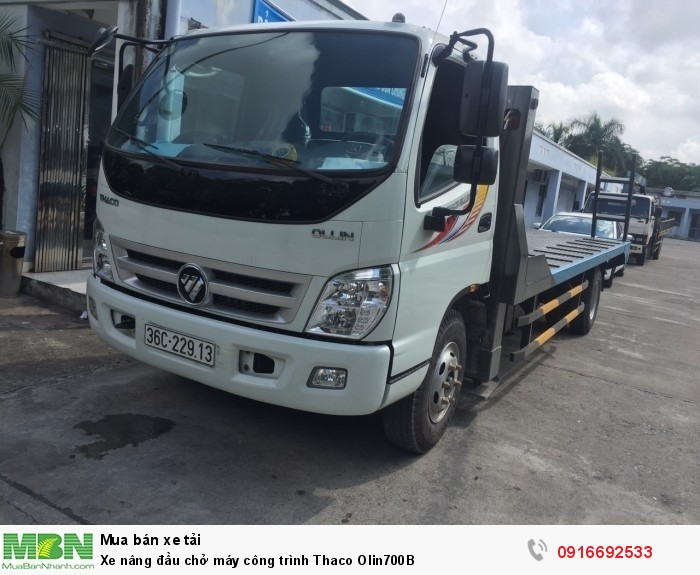 Xe nâng đầu chở máy công trình Thaco Olin700B