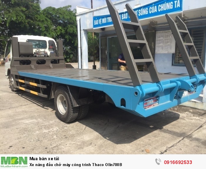 Xe nâng đầu chở máy công trình Thaco Olin700B