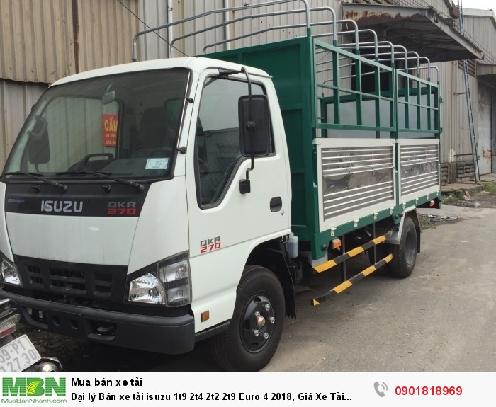 Đại lý Bán xe tải isuzu 1t9 2t4 2t2 2t9 Euro 4 2018, Giá Xe Tải Isuzu 1T9 đời 2018, Bán Xe Tải isuzu 1t9