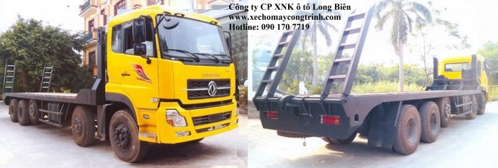 Bán Xe nâng đầu, xe phooc chở máy công trình 4 chân 15, 16-17 18-19 tấn 2017-2018