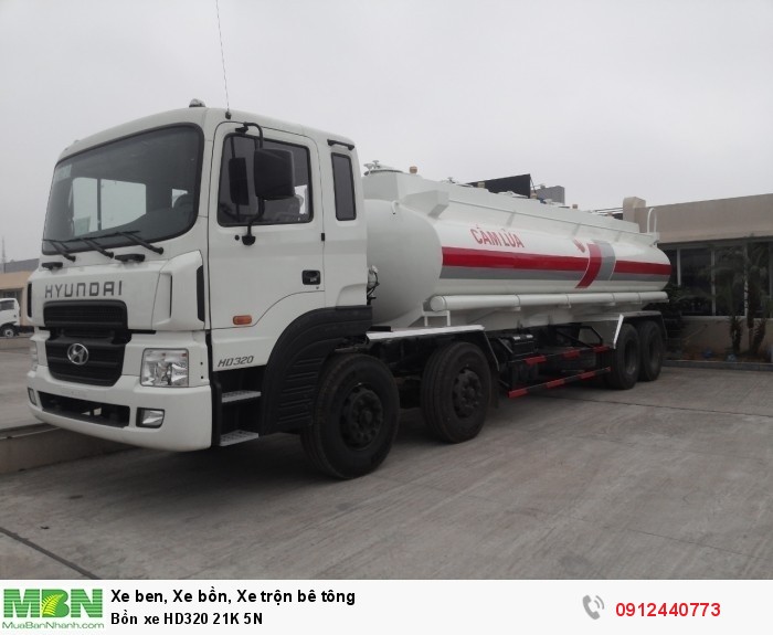 Bồn xe HD320 21K 5N