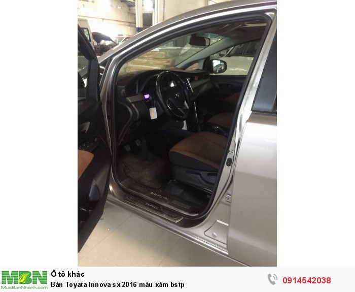 Bán Toyata Innova sx 2016 màu xám bstp