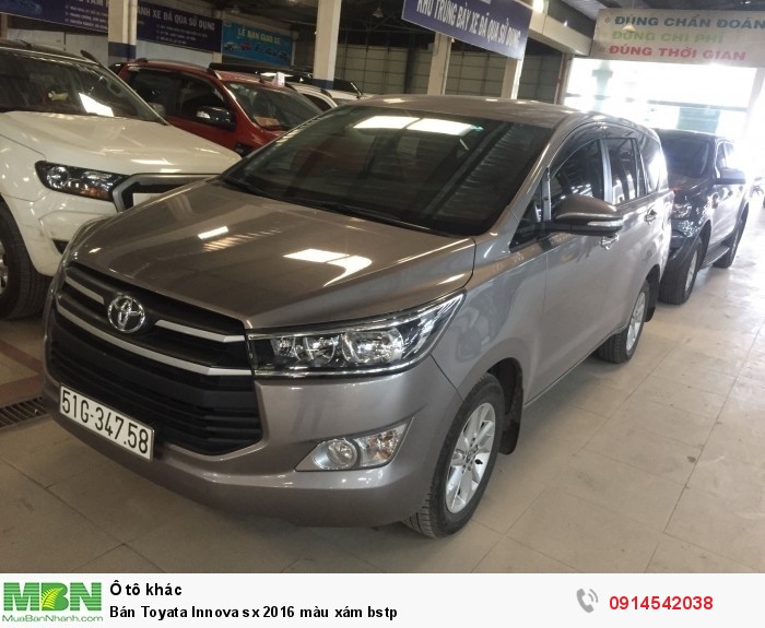 Bán Toyata Innova sx 2016 màu xám bstp