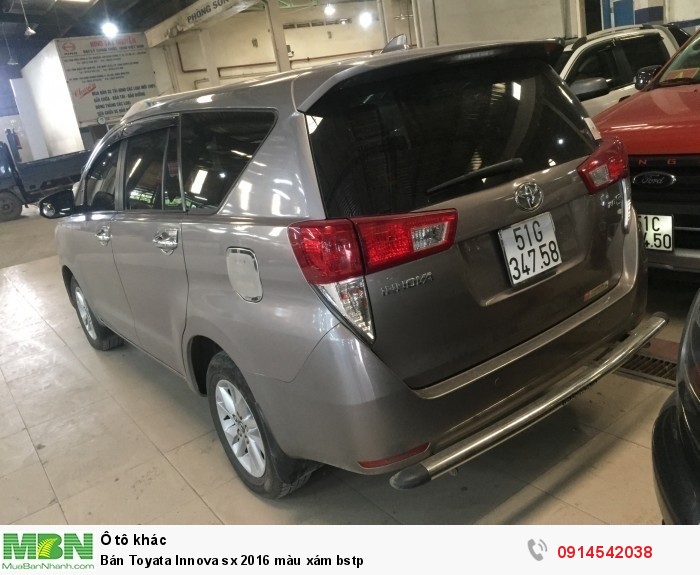 Bán Toyata Innova sx 2016 màu xám bstp