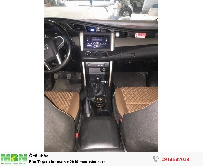 Bán Toyata Innova sx 2016 màu xám bstp