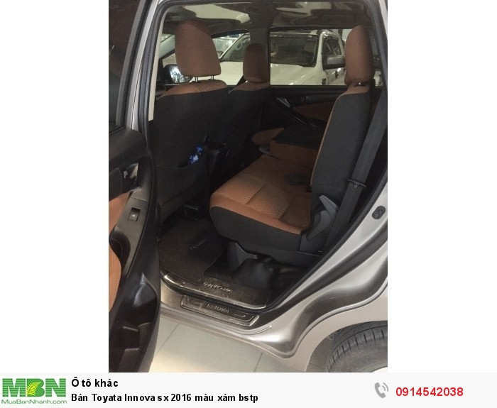 Bán Toyata Innova sx 2016 màu xám bstp